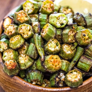 All About Okra... Red, Green, and Roasted